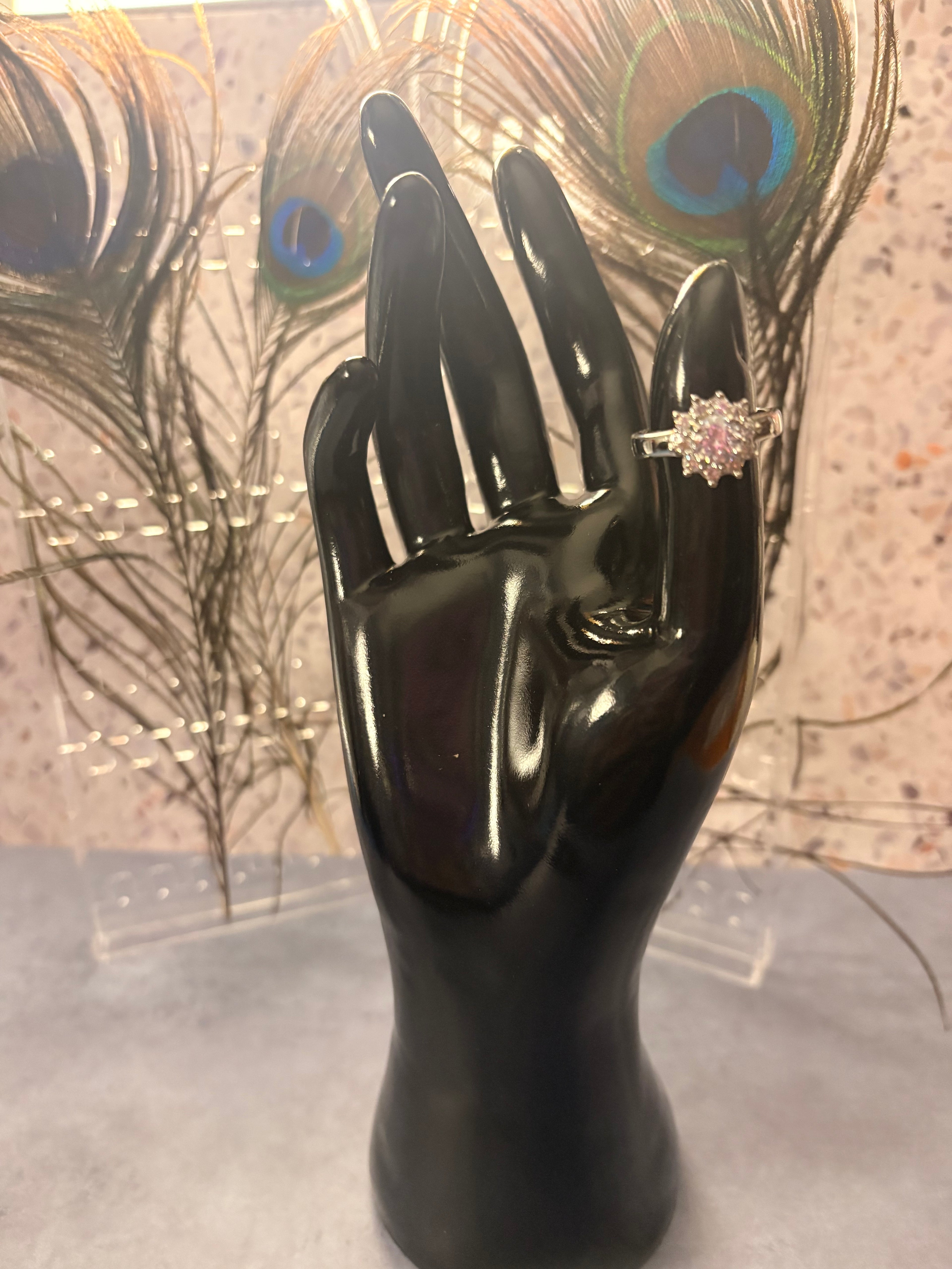 Pink Petal Spark Ring