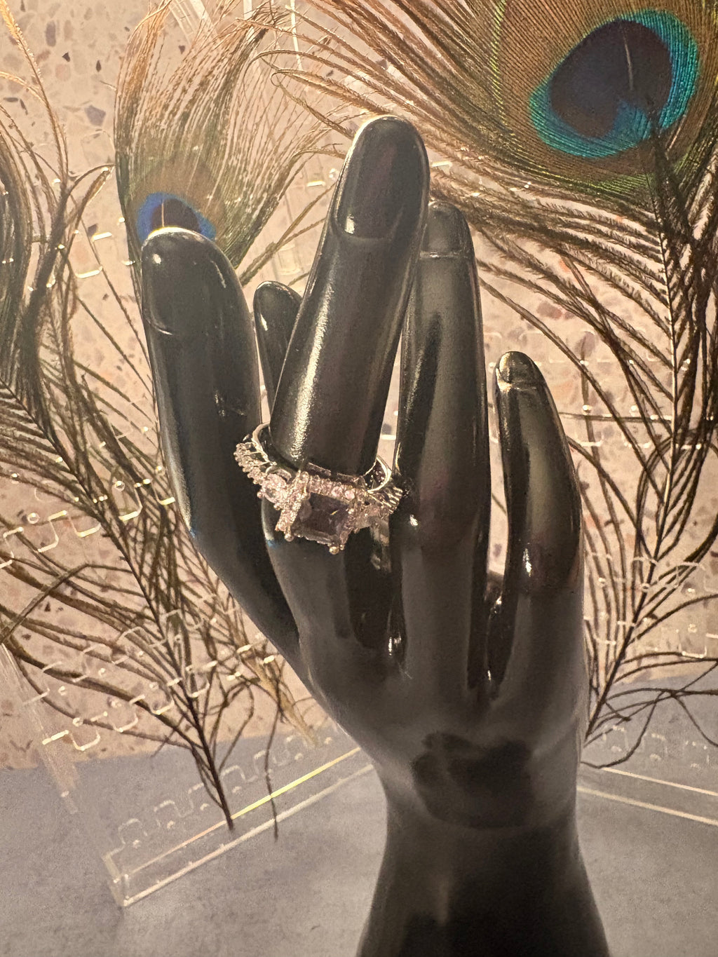 Midnight Lavender Ring