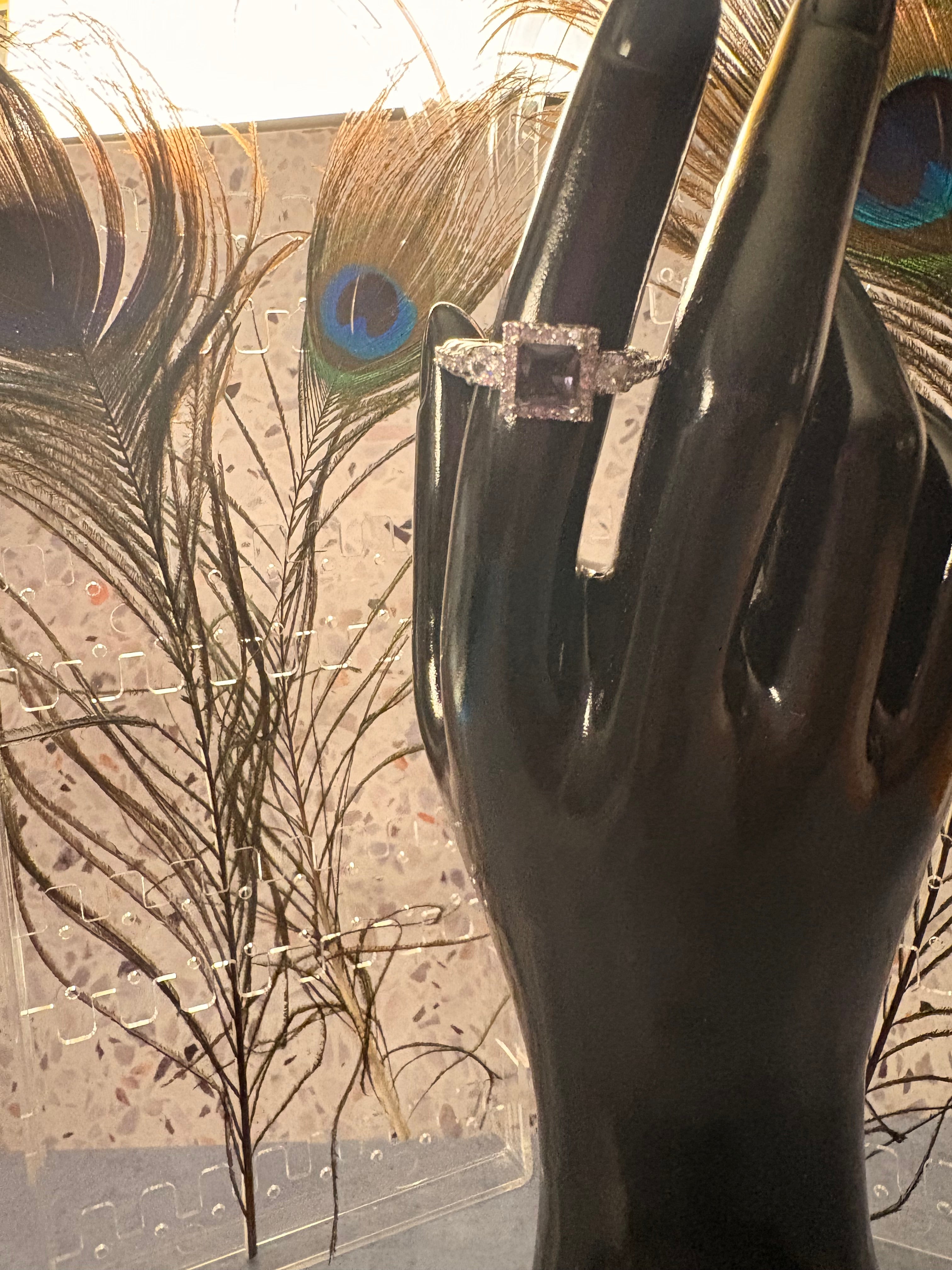 Midnight Lavender Ring