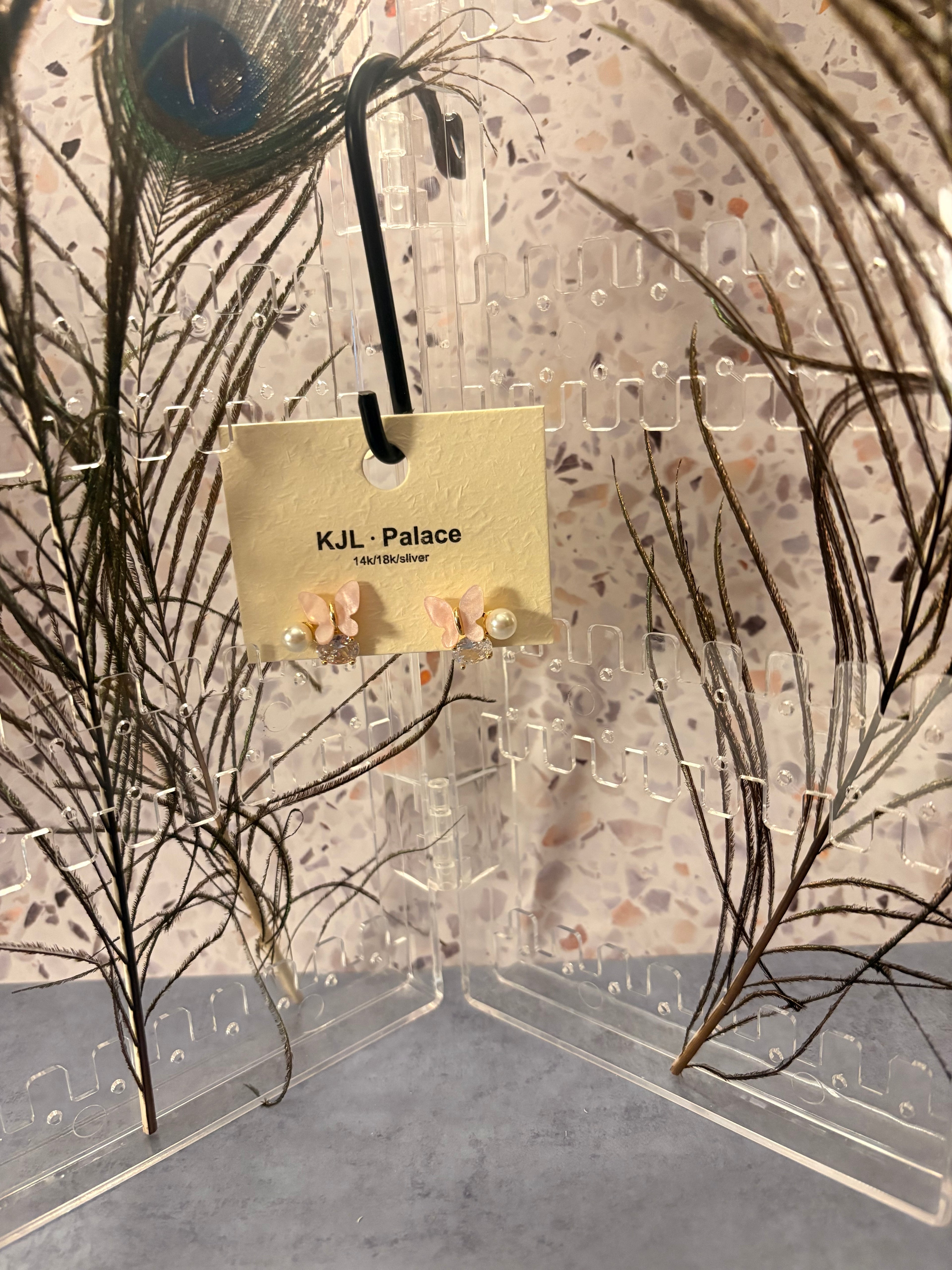 Angel Wing Butterfly Studs