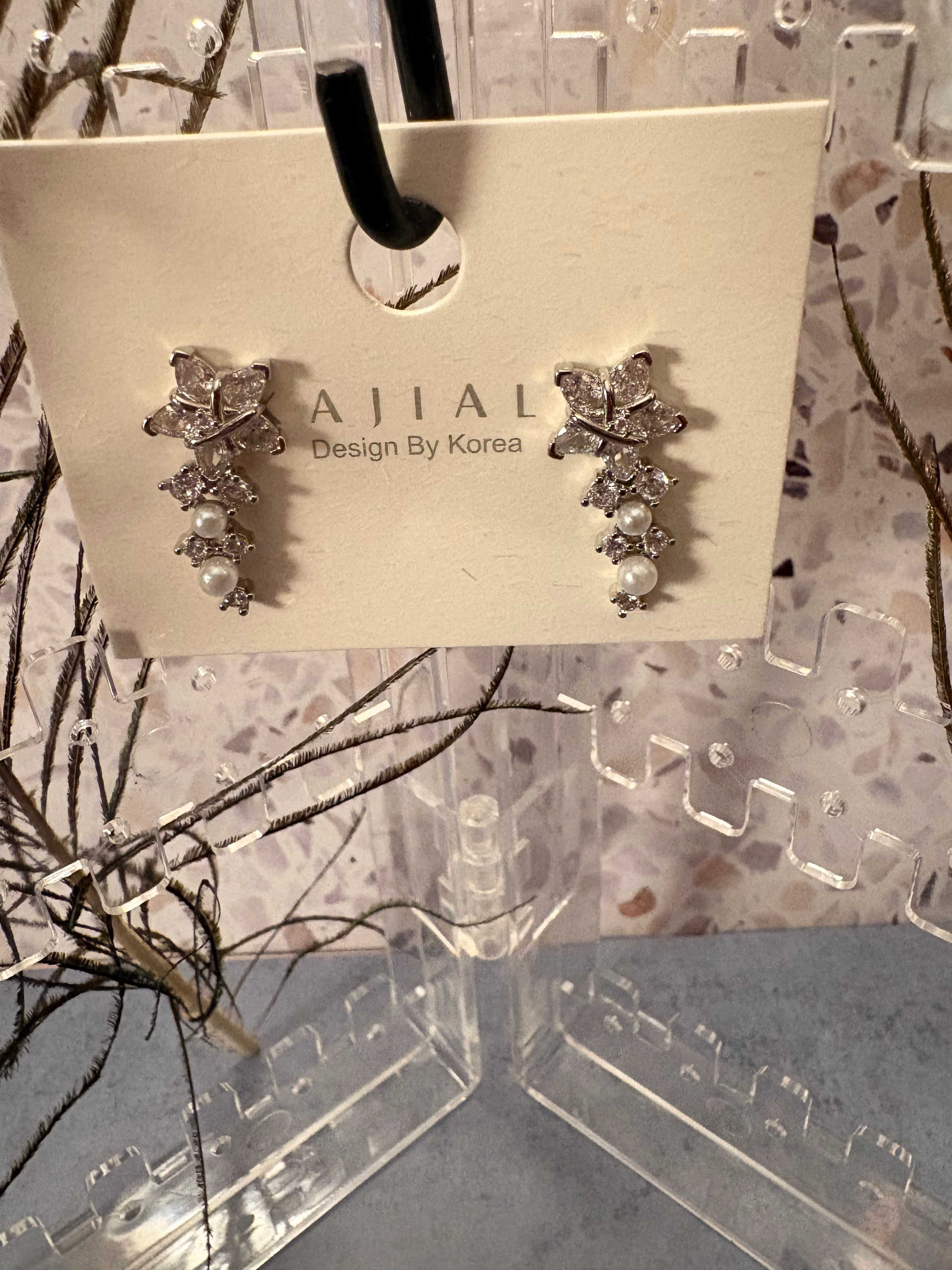 Butterfly Pearl Earrings