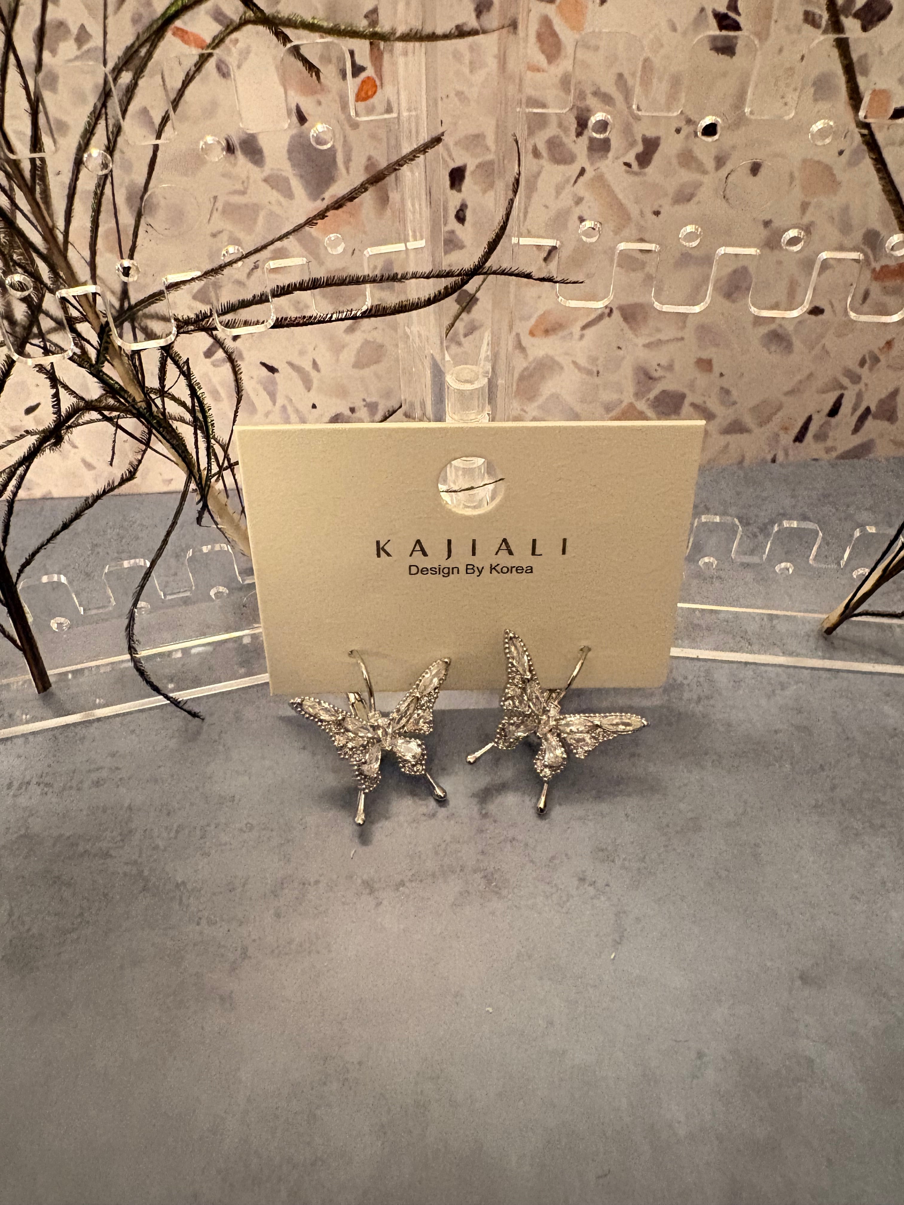 Crystal Butterfly Earrings