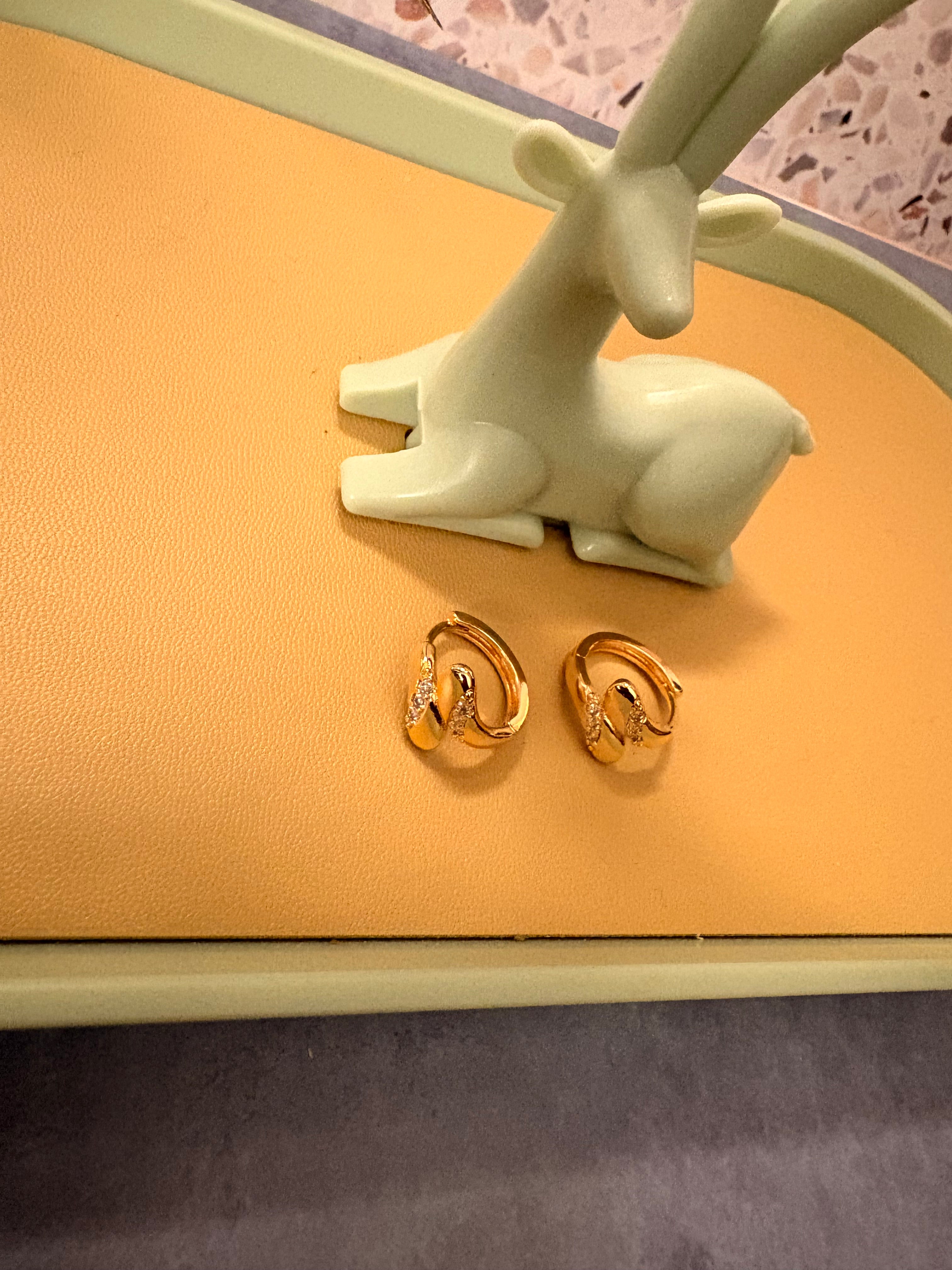 Aurora Swirl Hoops