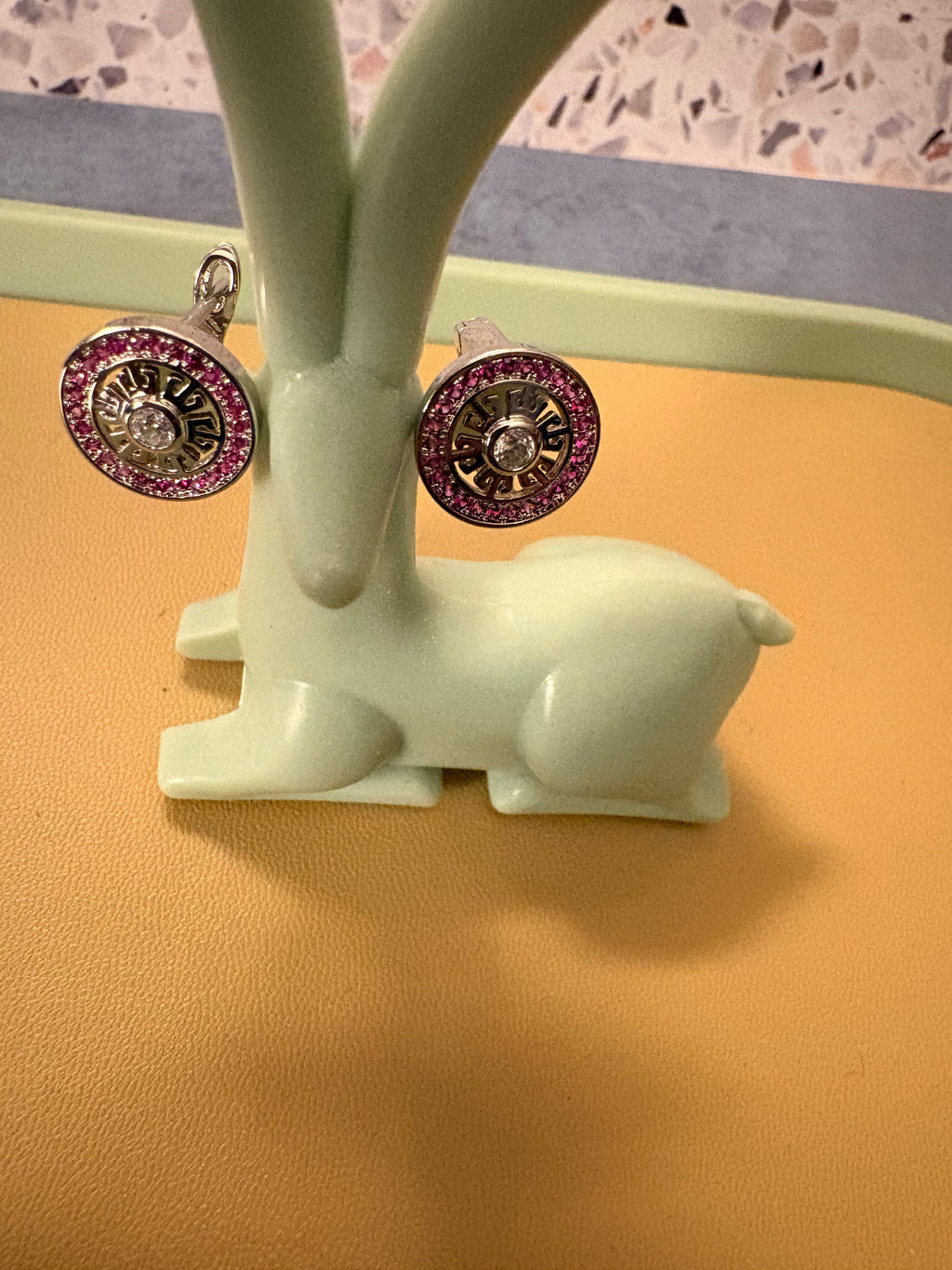 Pink Majesty Studs